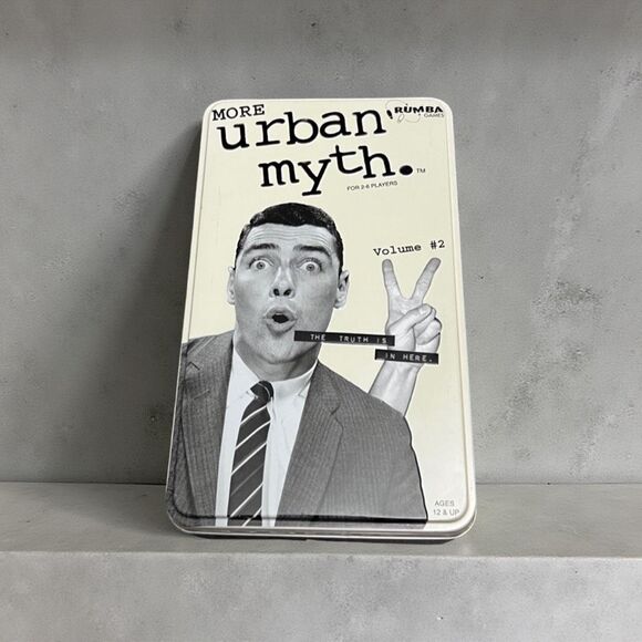 2004 More Urban Myth Volume 2 Party Game Rumba Tin Game  COMPLETE - Picture 1 of 5